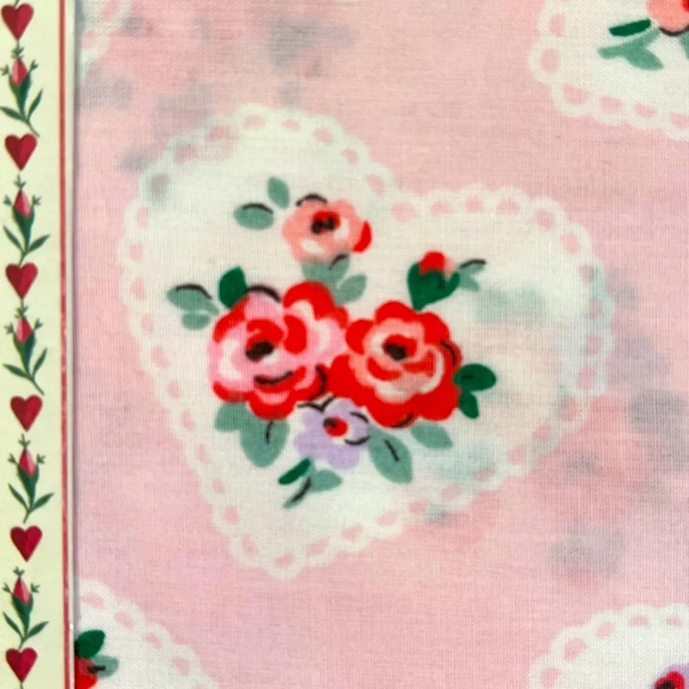 Cath Kidston "Twin Sheet Set in Lace hearts on Pink" NWT - Picture 5 of 7